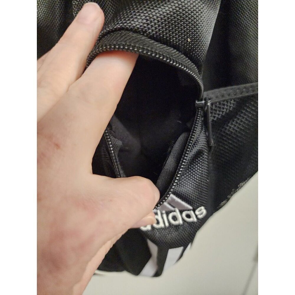 ADIDAS Alliance Sackpack 2012 Black/White Sports School Books Hiking Gym - Picture 3 of 7